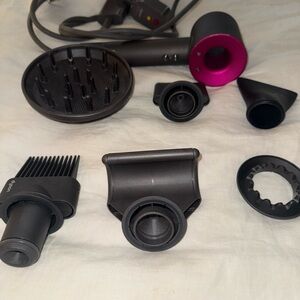 Dyson Black and Pink Hair Styling Set